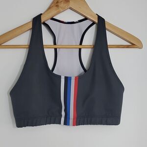 Barry's Bootcamp Striped Sports Bra Size L